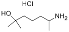 6-氨基-2-甲基-2-庚醇盐酸盐结构式_543-15-7结构式