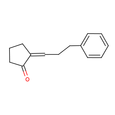 2-(3-苯基丙亚基)环戊烷-1-酮结构式_54322-81-5结构式