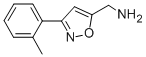 (3-邻甲苯-5-异噁唑)甲胺结构式_543713-37-7结构式
