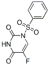 1-(苯基磺酰基)-5-氟尿嘧啶结构式_54390-99-7结构式