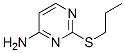 2-(丙基硫代)-4-嘧啶胺结构式_54410-88-7结构式