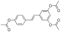 Acetic acid3-acetoxy-5-[2-(4-acetoxy-phenyl)-vinyl]-phenylester Structure,54443-64-0Structure