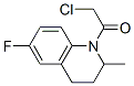 2-Chloro-1-(6-fluoro-2-methyl-3,4-dihydro-2H-quinolin-1-yl)-ethanone Structure,544692-44-6Structure