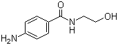 4-氨基苯甲酰胺基乙醇结构式_54472-45-6结构式