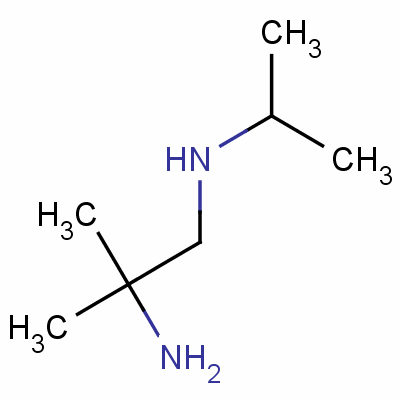 (2-氨基-2-甲基丙基)(丙烷-2-基)胺结构式_5448-29-3结构式