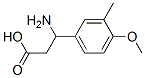 3-氨基-3-(4-甲氧基-3-甲基苯基)-丙酸结构式_54503-17-2结构式
