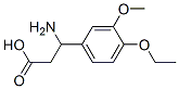 3-氨基-3-(4-乙氧基-3-甲氧基苯基)-丙酸结构式_54503-18-3结构式