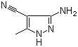 5-氨基-4-氰基-3-甲基吡唑结构式_5453-07-6结构式