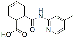 6-[[(4-甲基-2-吡啶)氨基]羰基]-3-环己烯-1-羧酸结构式_545343-57-5结构式