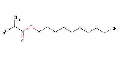 2-甲基丙酸癸酯结构式_5454-22-8结构式