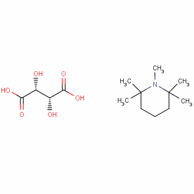 1,2,2,6,6-五甲基哌啶 d-酒石酸结构式_546-48-5结构式