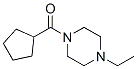 (9ci)-1-(环戊基羰基)-4-乙基-哌嗪结构式_546090-48-6结构式