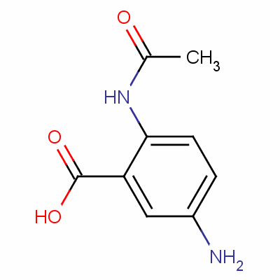 2-(乙酰基氨基)-5-氨基苯甲酸结构式_54669-98-6结构式