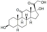 5-Alpha-孕烷-3-beta, 17,21-三醇-11,20-二酮结构式_547-77-3结构式