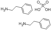 苯乙胺硫酸结构式_5471-08-9结构式