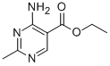 4-氨基-2-甲基-5-嘧啶羧酸乙酯结构式_5472-46-8结构式