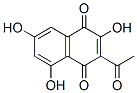 3-乙酰基-2,5,7-三羟基萘-1,4-二酮结构式_54725-01-8结构式