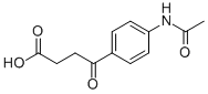 3-(4-乙酰基氨基苯甲酰基)丙酸结构式_5473-15-4结构式