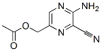 5-乙酰氧基甲基-2-氨基-3-氰吡嗪结构式_54798-28-6结构式