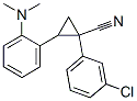 1-(3-氯苯基)-2-[(二甲基氨基)苯基]环丙烷甲腈结构式_54833-14-6结构式