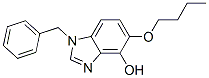 5-丁氧基-1-(苯基甲基)-1H-苯并咪唑-4-醇结构式_54833-24-8结构式