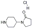 1-(哌啶-4-基)吡咯烷-2-酮盐酸盐结构式_548769-02-4结构式
