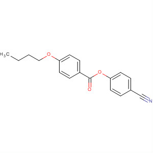 P-丁氧基苯甲酸 p-氰基苯基酯结构式_54887-92-2结构式