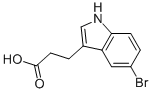 3-(5-Bromo-1h-indol-3-yl)-propionic acid Structure,54904-23-3Structure