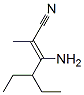 (2Z)-3-氨基-4-乙基-2-甲基-2-己烯腈结构式_549533-54-2结构式