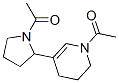 1-Acetyl-5-(1-acetyl-2-pyrrolidinyl)-1,2,3,4-tetrahydropyridine Structure,54966-17-5Structure