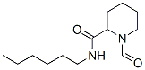 1-Formyl-n-hexyl-2-piperidinecarboxamide Structure,54966-18-6Structure