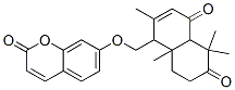 7-[(1,4,4A,5,6,7,8,8a-octahydro-2,5,5,8a-tetramethyl-4,6-dioxonaphthalen-1-yl)methoxy]-2h-1-benzopyran-2-one Structure,54967-98-5Structure