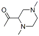 Ethanone,1-(1,4-dimethyl-2-piperazinyl)- Structure,54969-37-8Structure