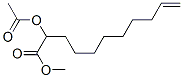 2-(乙酰基氧基)-10-十一烯酸甲酯结构式_54986-41-3结构式