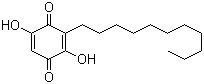 2,5-二羟基-3-十一基-[1,4]苯醌结构式_550-24-3结构式