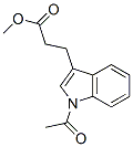 1-乙酰基-1H-吲哚-3-丙酸甲酯结构式_55044-90-1结构式