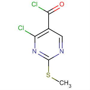 4-Chloro-2-methylmercaptopyrimidine-5-carboxylic acid chloride Structure,55084-66-7Structure