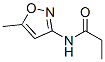 (9ci)-n-(5-甲基-3-异噁唑基)-丙酰胺结构式_551909-22-9结构式