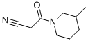 1-(氰基乙酰基)-3-甲基哌啶结构式_551913-44-1结构式