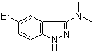 5-Bromo-3-(n,n-dimethylamino)-1h-indazole Structure,552331-32-5Structure