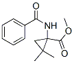 1-(苯甲酰基氨基)-2,2-二甲基-环丙烷羧酸甲酯结构式_552337-17-4结构式