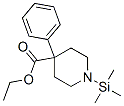 4-Phenyl-1-(trimethylsilyl)-4-piperidinecarboxylic acid ethyl ester Structure,55255-40-8Structure