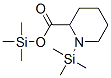 1-(Trimethylsilyl)-2-piperidinecarboxylic acid trimethylsilyl ester Structure,55255-44-2Structure