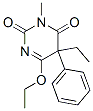 6-Ethoxy-5-ethyl-3-methyl-5-phenyl-2,4(3h,5h)-pyrimidinedione Structure,55255-47-5Structure