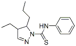 4-Ethyl-4,5-dihydro-n-phenyl-5-propyl-1h-pyrazole-1-carbothioamide Structure,55255-48-6Structure