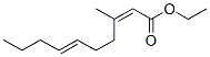 (2Z,6e)-3-甲基-2,6-癸二烯酸乙酯结构式_55283-34-6结构式