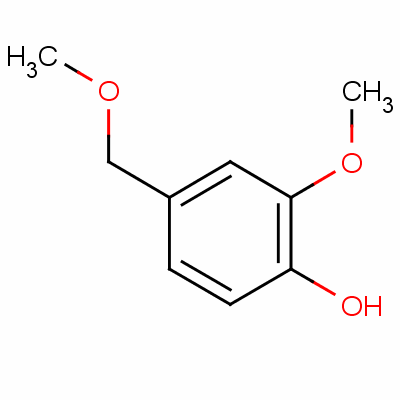 2-甲氧基-4-(甲氧基甲基)-苯酚结构式_5533-03-9结构式