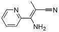 3-氨基-2-甲基-3-(2-吡啶)-2-丙烯腈结构式_55330-49-9结构式