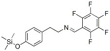 N-[(五氟苯基)亚甲基]-4-[(三甲基甲硅烷基)氧基]苯乙胺结构式_55334-64-0结构式