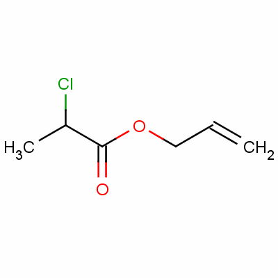 2-氯丙酸烯丙酯结构式_55360-11-7结构式